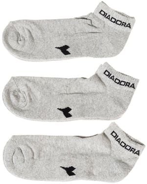 Diadora Pack-3 Sports Socks With Terry Ankle D9800 - White