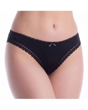 BOSS Microfiber Slipjes Met Kant 50545733 - Blauw