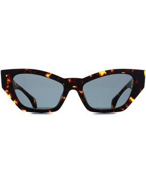 Versace Cat Eye Havana Dark Ve4488U - Blue