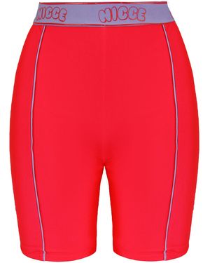 Nicce London Carbon Cycling Shorts - Red
