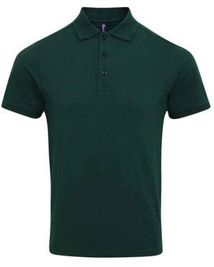 PREMIER Coolchecker Plus Piqu Polo Shirt (Bottle) - Green