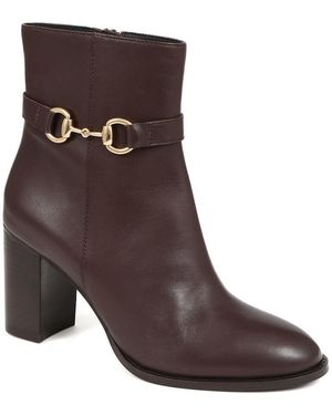 Jones Bootmaker Kelda Heeled Ankle Boots - Brown