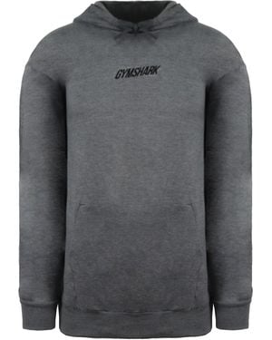 GYMSHARK Italic Graphic Hoodie Cotton - Grey