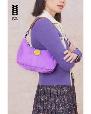 Orla Kiely Venn Mini Shoulder Bag - Purple