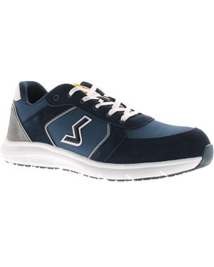 Tradesafe Safety Shoes Trainers Composite Toe Warren Leather - Blue