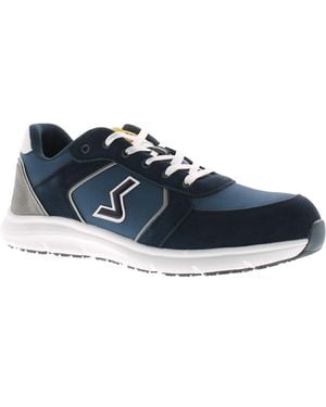 Tradesafe Safety Shoes Trainers Composite Toe Warren Leather - Blue