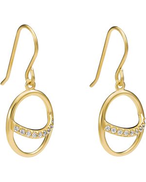 Orphelia 'Amaliada' 925 Sterling Drop Earrings - Metallic