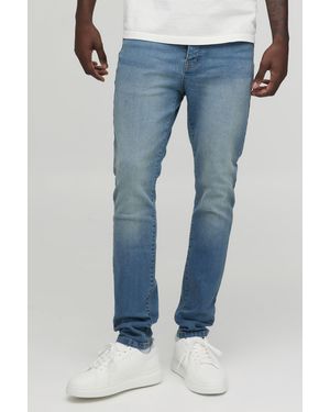 BoohooMAN Basic Skinny Fit Jeans - Blue