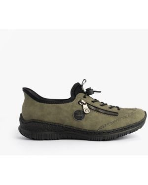 Rieker N3267-54 Nikita Bungee Lace Shoes - Black