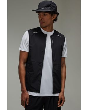 BoohooMAN Common Pace Running Lightweight Gilet - Black