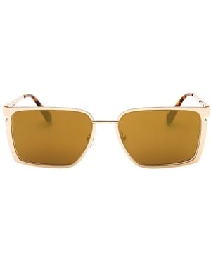 Off-White c/o Virgil Abloh Yoder Mirrored Sunglasses - Brown