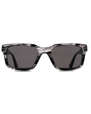 Persol Rectangle Striped & Dark Po3272S - Grey