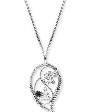 Engelsrufer Ern-Yiyadrop-Zi Ladies Yin Yang Necklace Sterling - Metallic