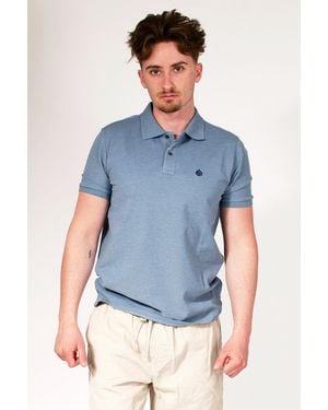 Secret Label Cotton Pique Polo Shirt - Blue