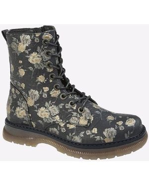 Cipriata Annetta Memory Foam Zip Boot - Black