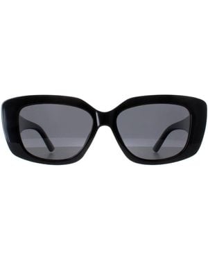 Montana Rectangle Shiny Smoke Polarized Mp56 - Black