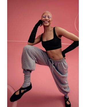 Penti Stitch Detail Brushed Balloon Cut Joggers - Pink