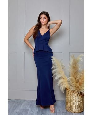 Chi Chi London Chi Chi Tasmin Dress - Blue