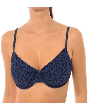 Michael Kors Underwired Bikini Bra Mm2N618 - Blue