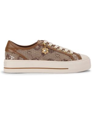 Kurt Geiger Lace Up Trainer Trainers - Brown