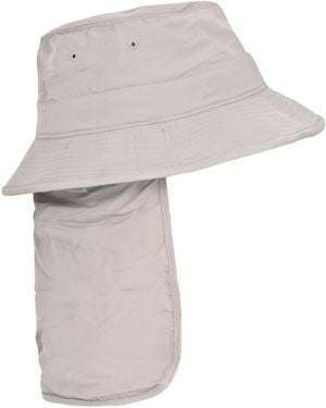 Trespass Adults Bearing Bucket Hat With Neck Protector - White