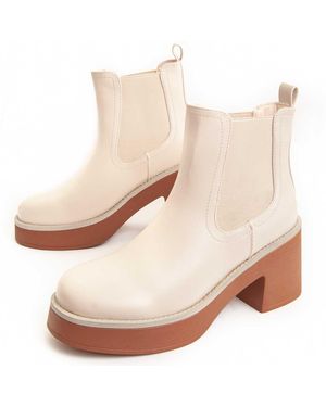 Montevita Heel Ankle Boot Bottivita35 - Natural