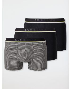 Schiesser Boxershorts - Zwart