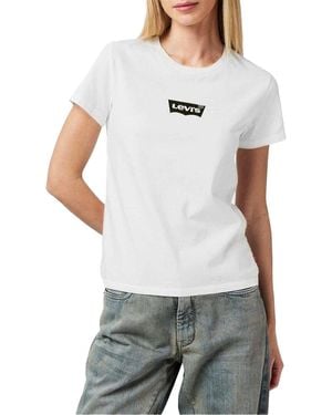 Levi's Grafisch Print T-Shirt - Wit