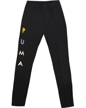 PUMA Fierce Cat Leggings Graphic Logo Tight 579064 01 Cotton - Black