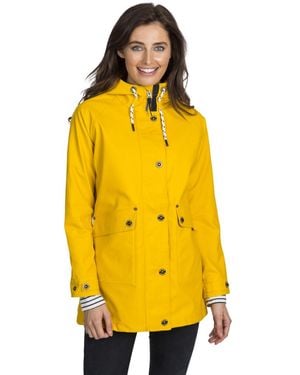 Trespass Shoreline Windproof Waterproof Rain Coat - Yellow