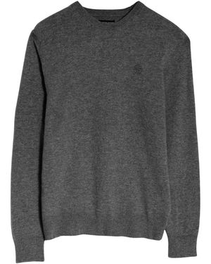 North Sails Crew Neck Wool Blend Jumper - Grey
