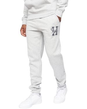 Henleys Belton Jogging Bottoms Marl) - Grey
