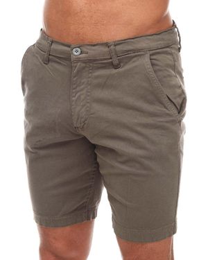 Duck and Cover Men's Moreshore Chino Shorts In Olive - Grijs