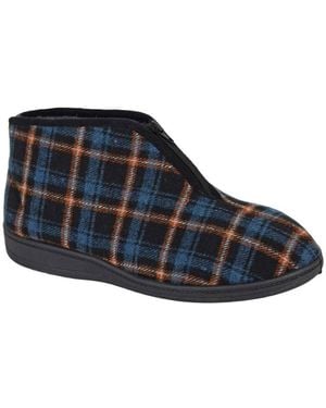 Sleeper Travis Bootee Slippers - Blue
