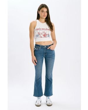 TRUE RELIGION K Flare Flap Ld99 - Blue