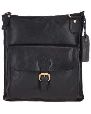 Ashwood Leather Vintage Small Shoulder Bag - Black
