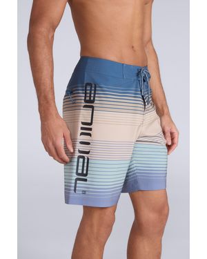 Mountain Warehouse 'Brett' Boardshorts Quick Dry Sun Protection Swimming Trunks - Blue