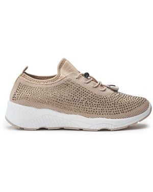 b.soleful Giavanna Trainers Textile - Natural