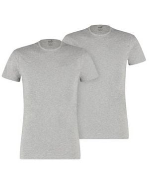PUMA Adult T-Shirt (Pack Of 2) Marl) Cotton - Grey