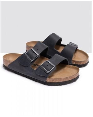Birkenstock Arizona Oiled Leather Sandals - White