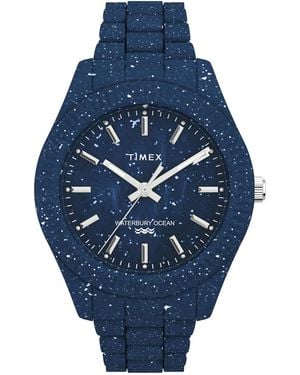 Timex Tw2V37400 Waterbury Watch - Blue