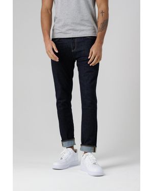 Monkee Genes Dark Organic Cotton Blend Skinny Fit Mid-Rise Denim Jeans - Black