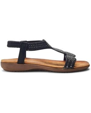 b.soleful Sarelle Sandals Faux Leather - Black