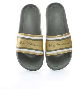 Ben Sherman Weston Sliders - Green