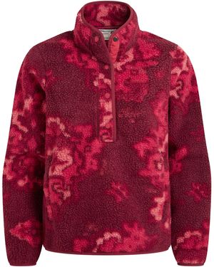 Craghoppers Ladies National Trust Rosemary Ii Amarylis Overhead Fleece Jacket - Red