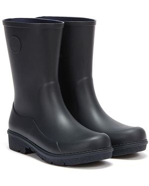 Fitflop Wonderwelly Plain Rubber Wellingtons - Black