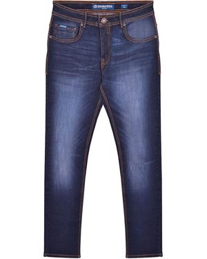 Lambretta Stafford Slim Jeans (Dark) - Blue