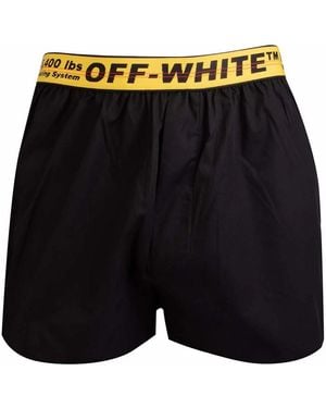 Off-White c/o Virgil Abloh Off White Classic Industrial Boxers In Zwart