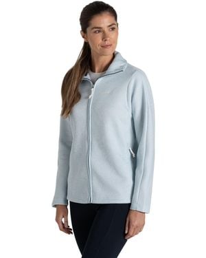 Craghoppers Ladies Mabel Full Zip Fleece Jacket (Sky) - Blue
