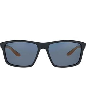 Caterpillar Rectangle Matte Polarized Cts-8033 - Blue
